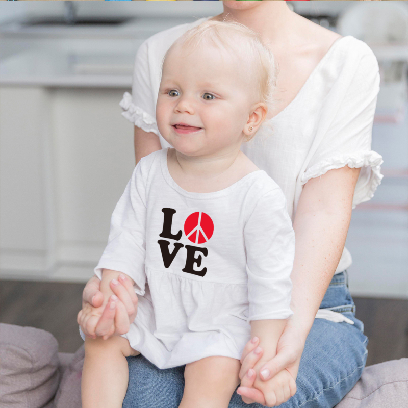 Șablon de pictură Peace and Love – șablon DIY perforat pentru pulverizare, material PET, IP autorizat pentru artă și creație culturală, IP nume Lu zuodengzi-2025-f-00248270