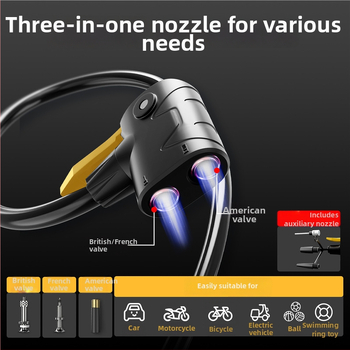 Deli pompă de aer manuală cu pedale, cilindru dublu, rezistentă la căldură și anti-îngheț, model 880014