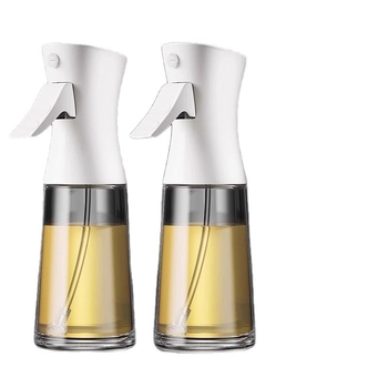 Sticluță de spray pentru ulei, control uniform al pulverizării, din plastic, design modern, apăsați pentru a pulveriza