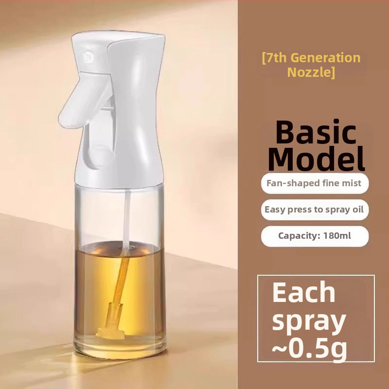 Sticluță de spray pentru ulei, control uniform al pulverizării, din plastic, design modern, apăsați pentru a pulveriza