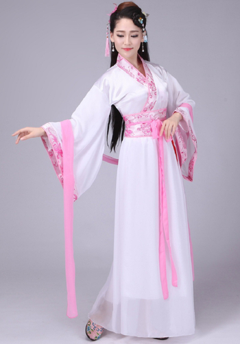 Hosszú Hanfu ruha nők 18-24 évesek számára — chiffon, 70–80% poliészter, egyéb anyagok <30%, 2023 tavasza