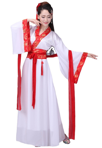 Hosszú Hanfu ruha nők 18-24 évesek számára — chiffon, 70–80% poliészter, egyéb anyagok <30%, 2023 tavasza