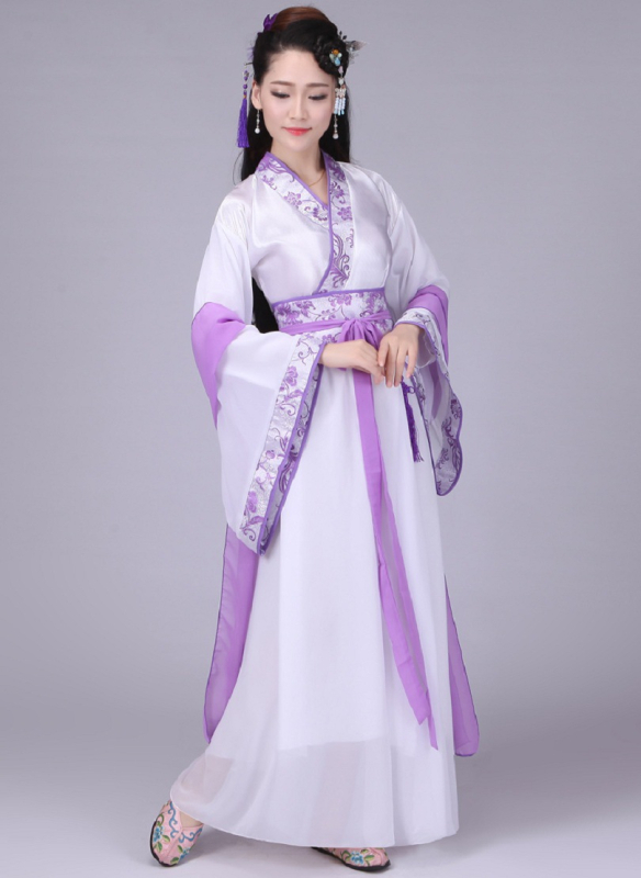 Hosszú Hanfu ruha nők 18-24 évesek számára — chiffon, 70–80% poliészter, egyéb anyagok <30%, 2023 tavasza