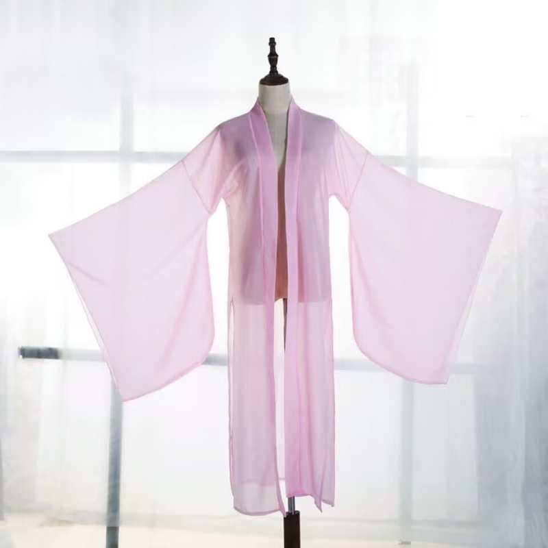 Hosszú Hanfu ruha nők 18-24 évesek számára — chiffon, 70–80% poliészter, egyéb anyagok <30%, 2023 tavasza
