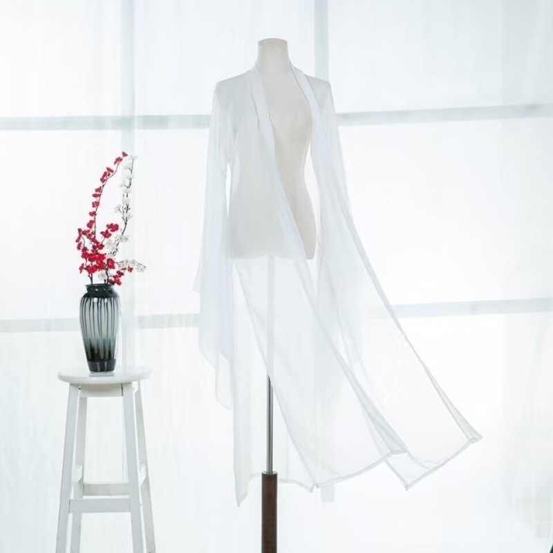 Hosszú Hanfu ruha nők 18-24 évesek számára — chiffon, 70–80% poliészter, egyéb anyagok <30%, 2023 tavasza