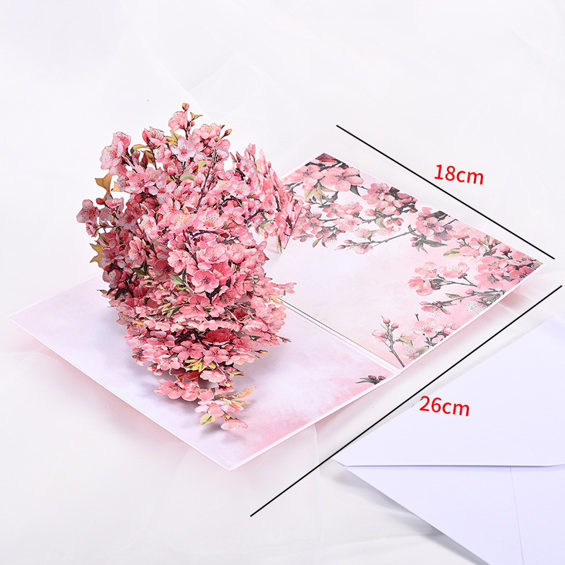 3D ručno izrađena čestitka – premium poklon, papir