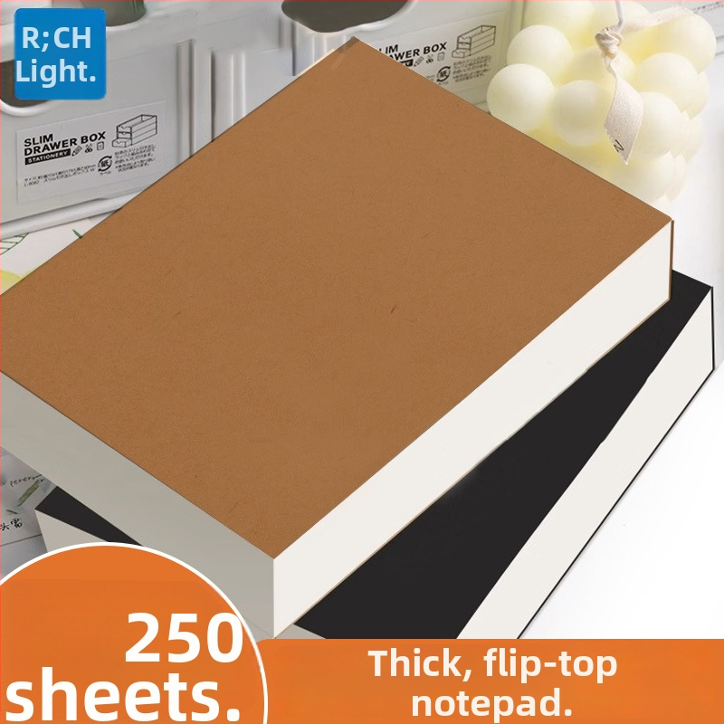 Light – 5 caiete groase pentru examene, pagini interioare goale, copertă din piele