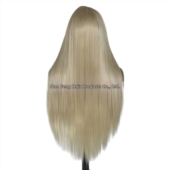 Perucă exotică cu dantelă frontală; producție semi-automatizată și semi-manuală; fibre rezistente la temperatură; poate fi vopsită sau buclată