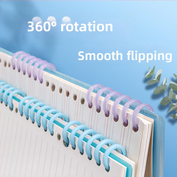 Excellent suport pentru jurnal cu inel de legare cu 6 găuri, din plastic