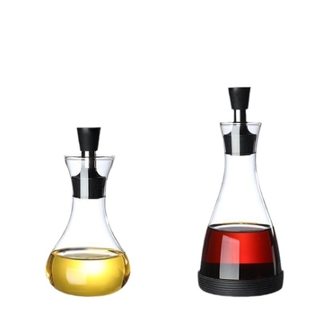 Sticlă din sticlă pentru ulei și sos, etanșă, design european, cu logo imprimat, brand Ruiteng, decembrie 2023