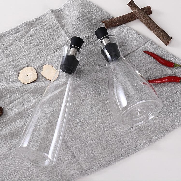 Sticlă din sticlă pentru ulei și sos, etanșă, design european, cu logo imprimat, brand Ruiteng, decembrie 2023