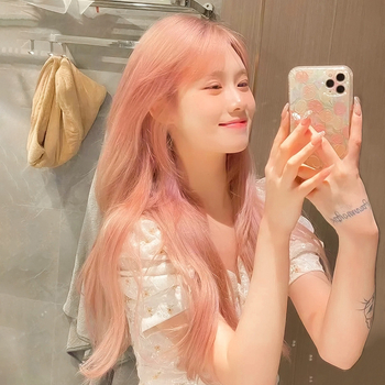 Merace ZDA-129 Perucă cu bucle ondulate, fibre rezistente la temperatură, Breton reglabil