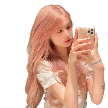 Merace ZDA-129 Perucă cu bucle ondulate, fibre rezistente la temperatură, Breton reglabil