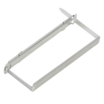 Clips metalice pentru legare Deli 5549, două găuri, 50 buc./cutie