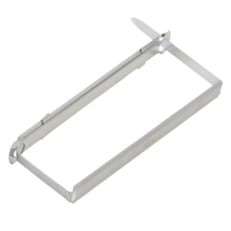 Clips metalice pentru legare Deli 5549, două găuri, 50 buc./cutie