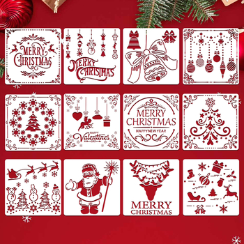 Șablon de pictură decupat pentru modele DIY desenate manual; Material: plastic; Brand: Owkjasw; marcă privată autorizată; Drepturi IP: Nu