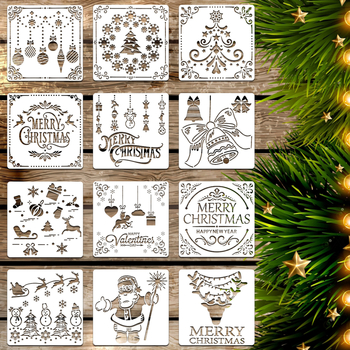 Șablon de pictură decupat pentru modele DIY desenate manual; Material: plastic; Brand: Owkjasw; marcă privată autorizată; Drepturi IP: Nu