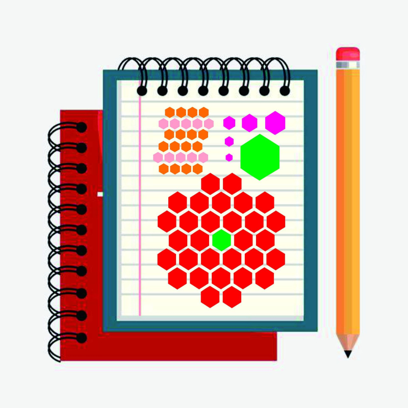 Kit șabloane Bullet Journal, 16 piese, șabloane DIY perforate, plastic ecologic, produs autohton, fără autorizare IP