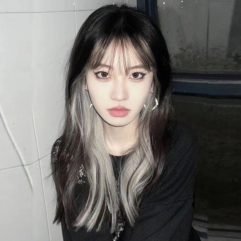 Perucă Princess Lee UW08, păr lung drept cu breton, fibră rezistentă la căldură, stil Star Fashion