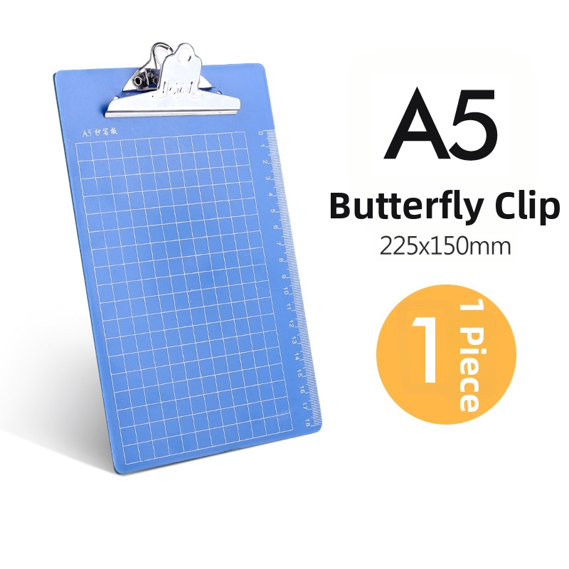 Folder plastic cu clemă simplă, logo imprimat, personalizare, etichetă privată