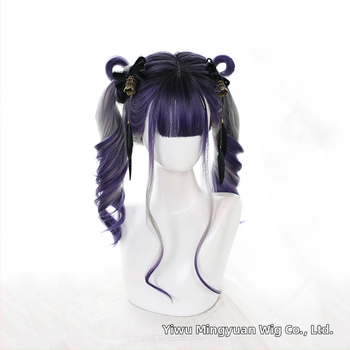 Perucă lungă buclată pentru femei, stil cosplay, model GZ-276, fibre rezistente la temperaturi înalte, aspect natural