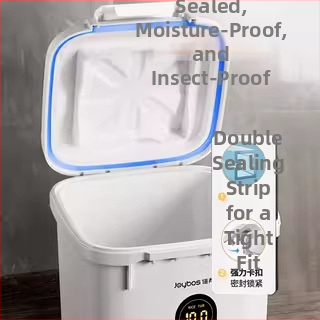 Container pentru depozitare orez și făină – sigilat, rezistent la umiditate și insecte, 9–10 L, plastic PP, stil modern