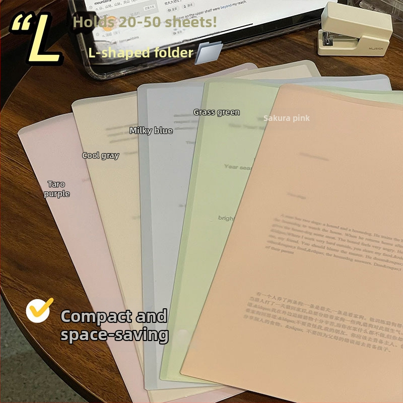 Mapă din plastic în formă de L, pentru documente A4, cu capacitate mare, grosimea plăcii 20 mm, clemă 305×220 mm.