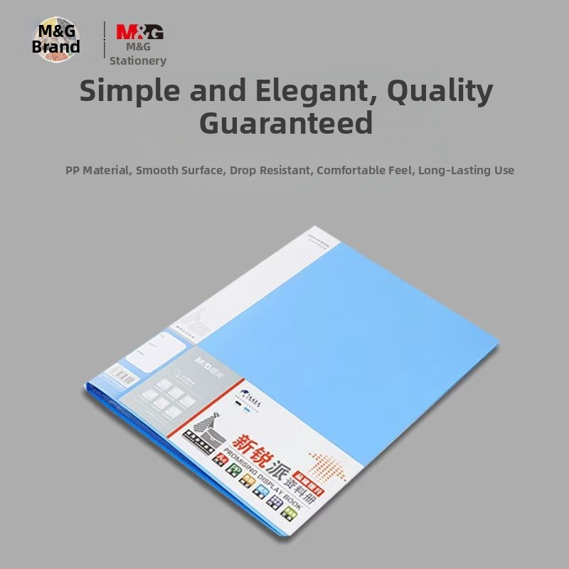 M&G Morning Light Mapă transparentă pentru documente ADM95096 – organizator din plastic cu mai multe niveluri