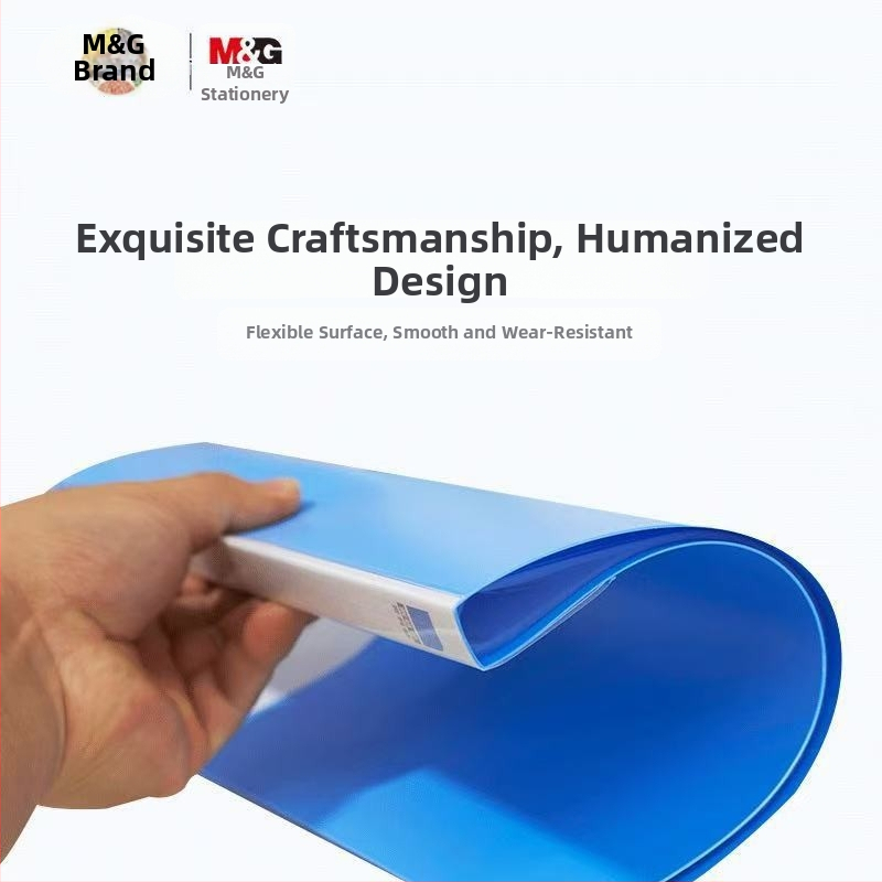 M&G Morning Light Mapă transparentă pentru documente ADM95096 – organizator din plastic cu mai multe niveluri