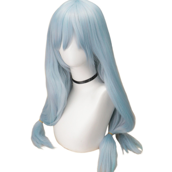 Perucă pentru cosplay Jujutsu Kaisen — coadă lungă, stil natural, fir rezistent la temperaturi, breton cu linie medie, poate fi vopsită