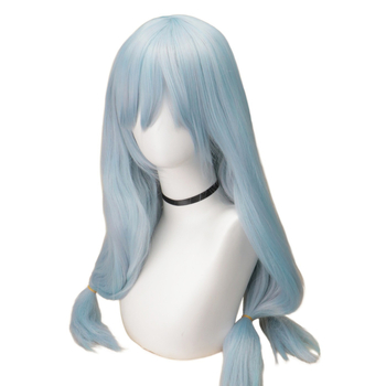 Perucă pentru cosplay Jujutsu Kaisen — coadă lungă, stil natural, fir rezistent la temperaturi, breton cu linie medie, poate fi vopsită