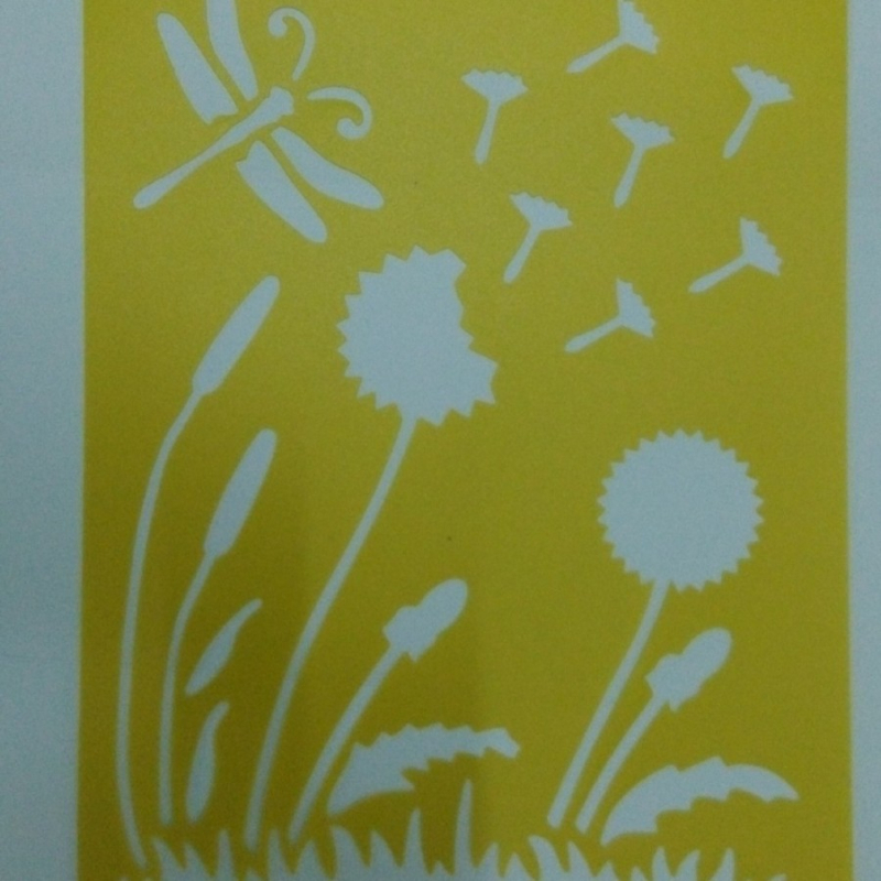 Set șabloane de pictură A4 cu litere de scenă și decupaje goale, riglă cu model de dantelă (Material: PP; Import: Nu; Autorizare IP: Nu)