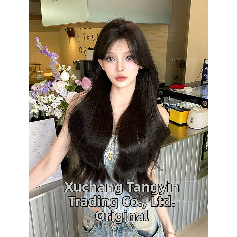 FP07 Piesă de perucă pentru volum, bucle lungi, fibre sintetice rezistente la căldură