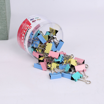 Clip metal Borja, model 445, pentru documente de birou, ambalare cilindrică