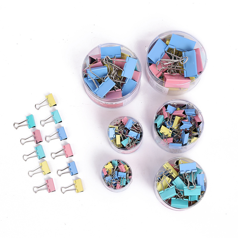 Clip metal Borja, model 445, pentru documente de birou, ambalare cilindrică