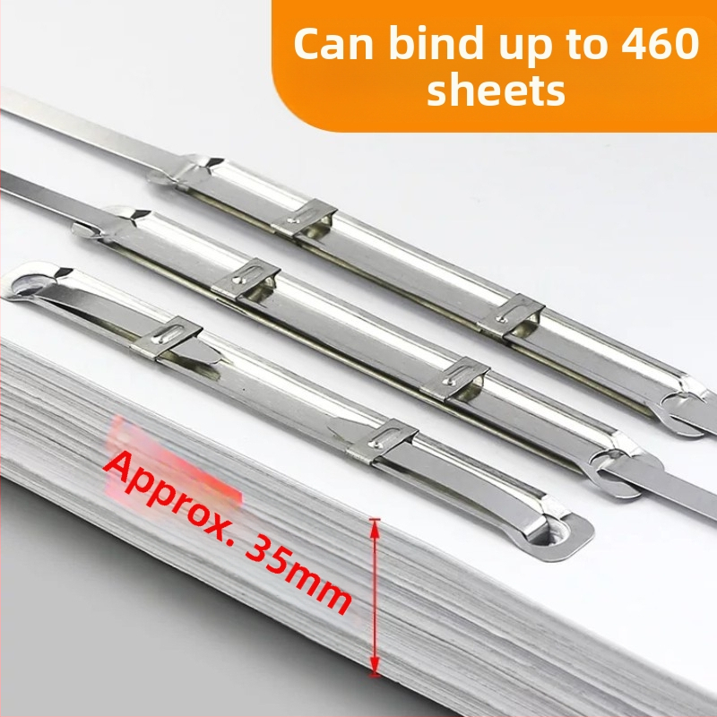 Clip metal pentru dosare cu două găuri Timhuada 1001, ambalare 50 seturi pe cutie, 100 cutii pe colet