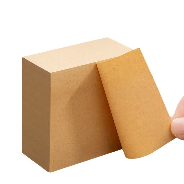 Note autoadezive din hârtie kraft pentru elevi, cu adeziv puternic – foi cu linii pentru mesaje