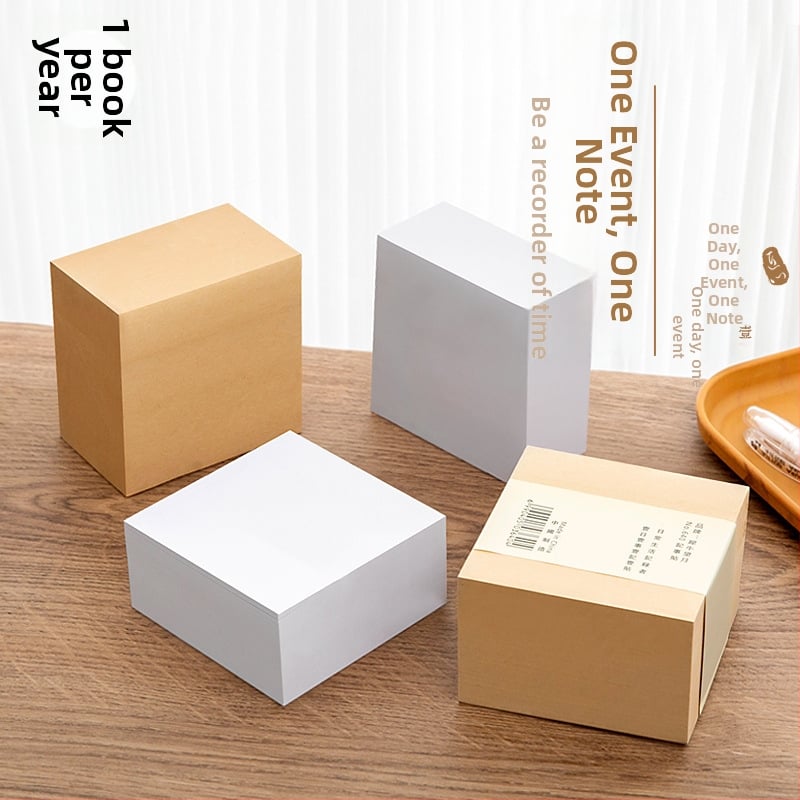 Note autoadezive din hârtie kraft pentru elevi, cu adeziv puternic – foi cu linii pentru mesaje