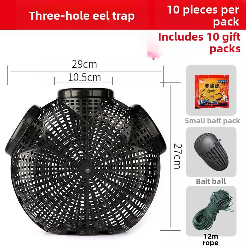 Cușcă de pescuit din plastic pentru eel, loach și shrimp — Mengda, origine Noua Zeelandă