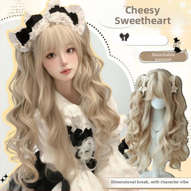 Senyue perucă, păr cu fir rezistent la temperaturi înalte, bucle lungi, lungime lungă, model DM891-88