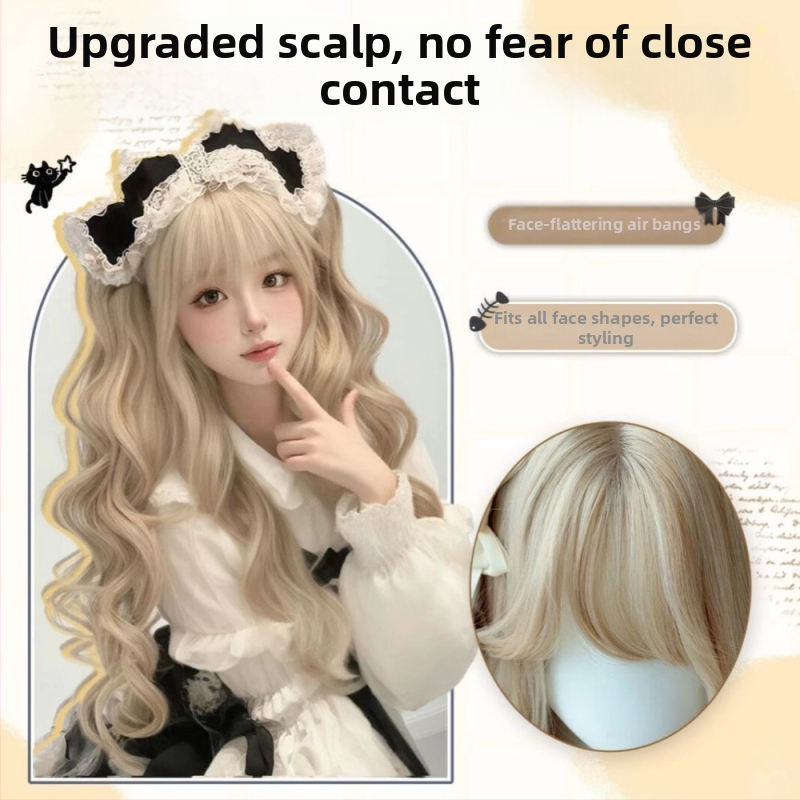 Senyue perucă, păr cu fir rezistent la temperaturi înalte, bucle lungi, lungime lungă, model DM891-88