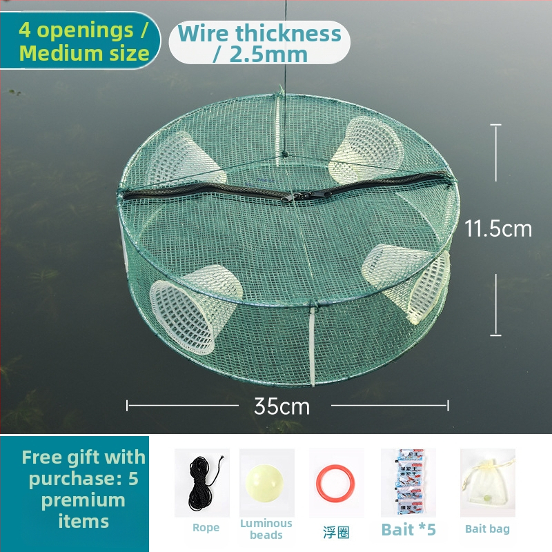 Cușcă de pescuit pentru pește, creveți și altele — Brand Giant finned king; Origine: China; Material: Altul