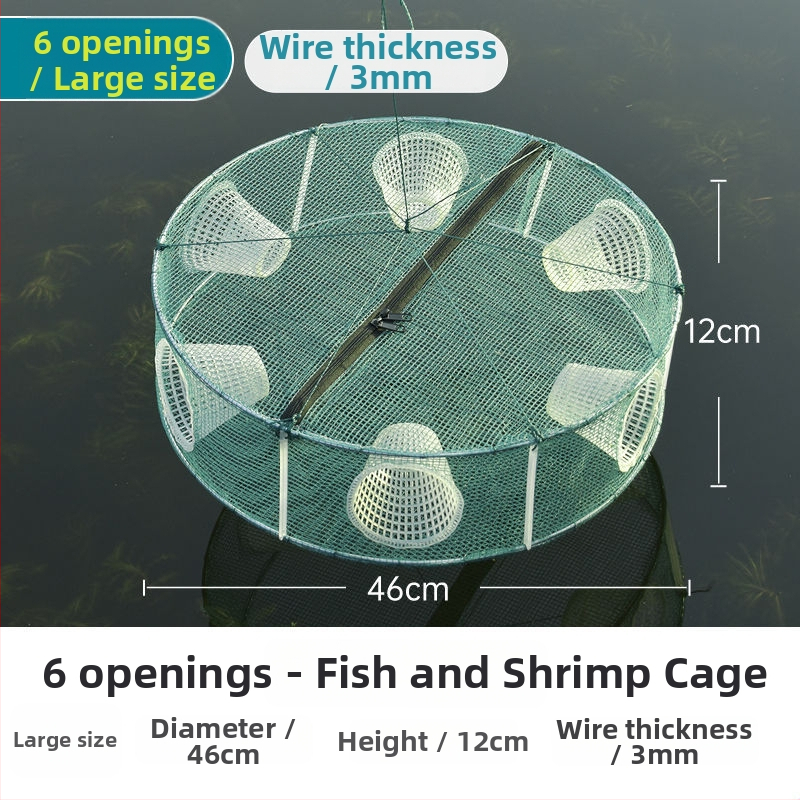 Cușcă de pescuit pentru pește, creveți și altele — Brand Giant finned king; Origine: China; Material: Altul