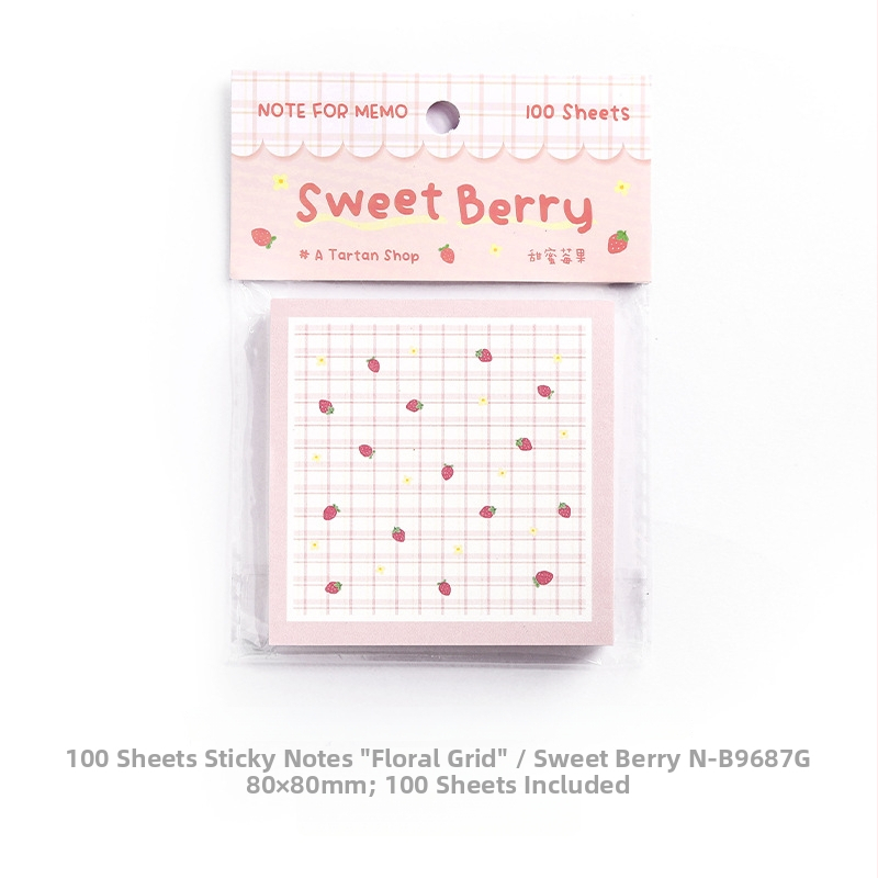 NOTE FOR Caiet cu 100 de foi, hârtie neadezivă, mesaje desenate, note în stil coreean