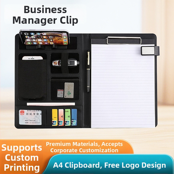 WP-242 Portofoliu din piele PU, imprimare logo și personalizare