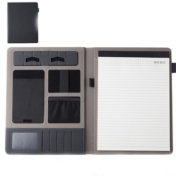 WP-242 Portofoliu din piele PU, imprimare logo și personalizare