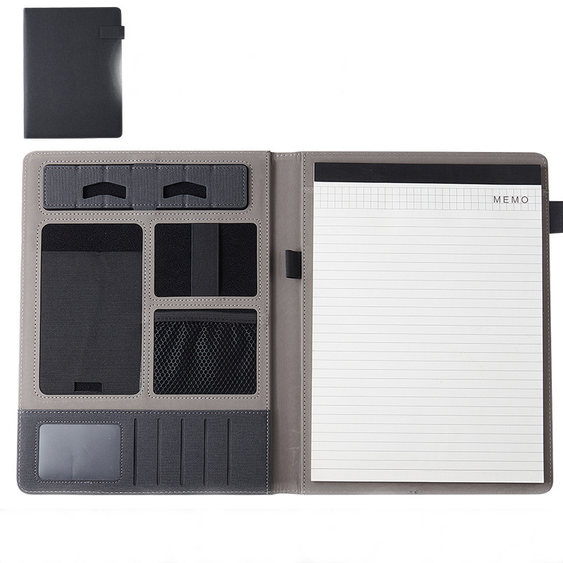 WP-242 Portofoliu din piele PU, imprimare logo și personalizare