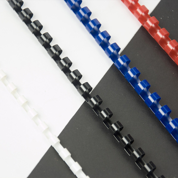 Inel de legare din plastic, 21 găuri, set de 100 buc., marca Book Office