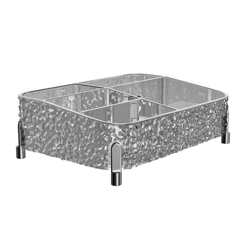 Casetă de depozitare pentru cosmetice cu mâner (oțel inoxidabil; capacitate 18 L; stil japonez)