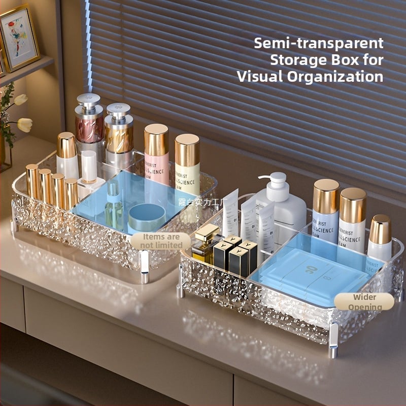 Casetă de depozitare pentru cosmetice cu mâner (oțel inoxidabil; capacitate 18 L; stil japonez)